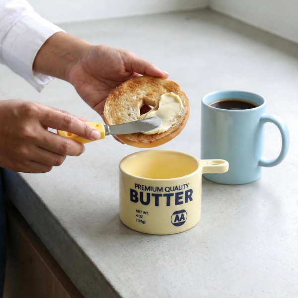 Wholesale Butter Container, Butter Crock with Butter Knife Set