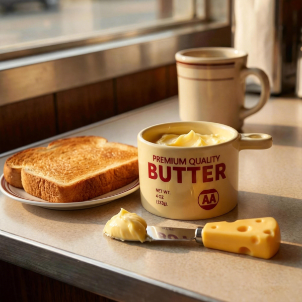 Wholesale Butter Container, Butter Crock with Butter Knife Set