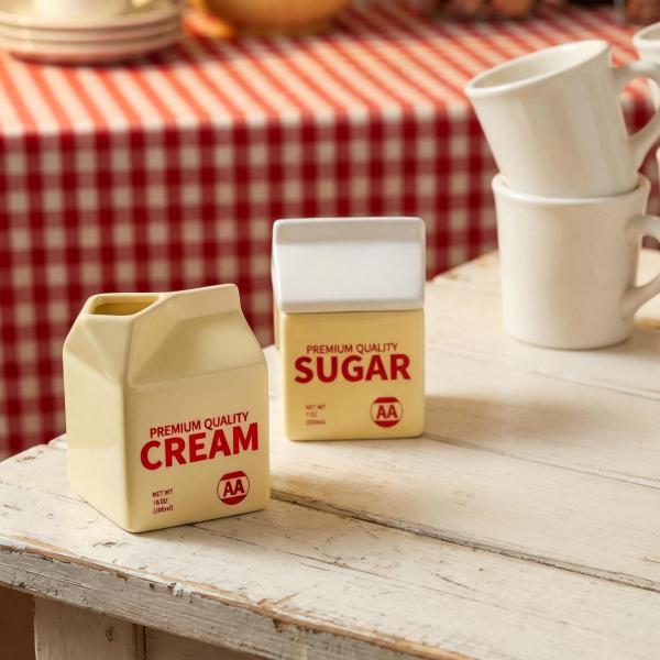 Wholesale Ceramic Milk Cartons, Sugar Jar – Practical Storage & Stylish Decorative Containers