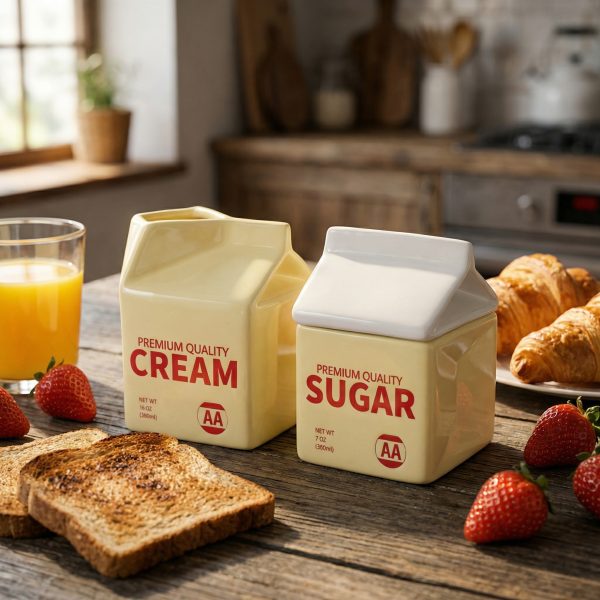 Wholesale Ceramic Milk Cartons, Sugar Jar – Practical Storage & Stylish Decorative Containers