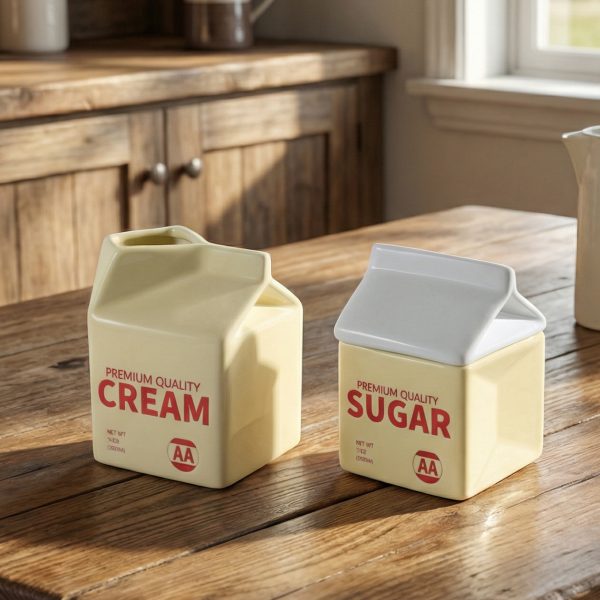 Wholesale Ceramic Milk Cartons, Sugar Jar – Practical Storage & Stylish Decorative Containers