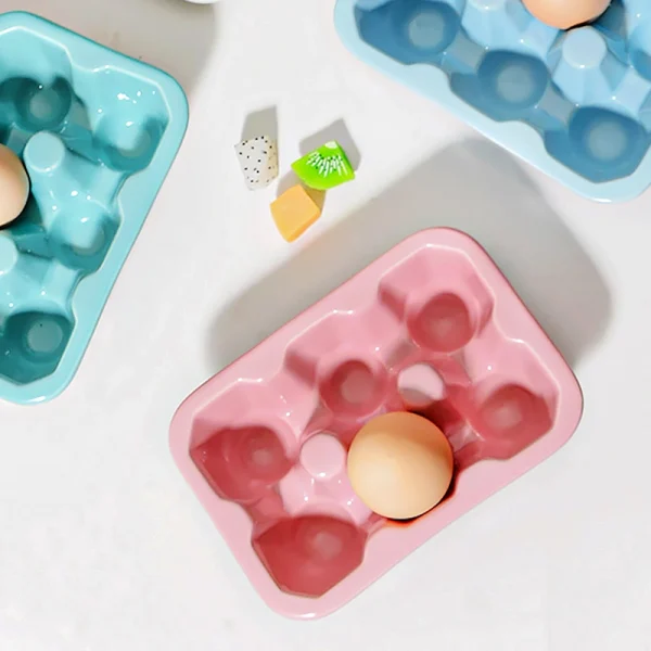 Wholesale Premium Ceramic Egg Tray for Kitchen Organization