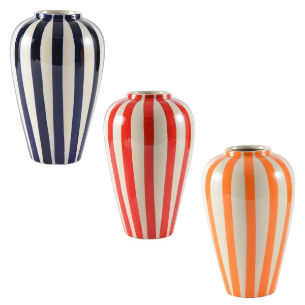 Wholesale Striped Ceramic Vases for Modern Decor – Ceramic Decor Factory Direct Supply