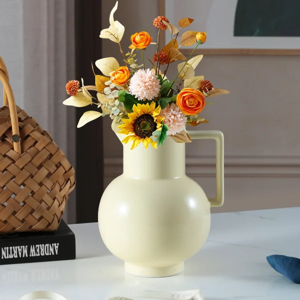 Wholesale Modern Pure Color Ceramic Pitcher Vase – Kedali Ceramic Vase Manufacturer