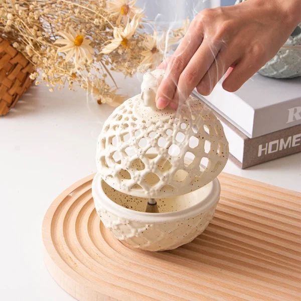 Wholesale Hollow-out Ceramic Storage Jar – Creative Ceramic Decor Manufacturer