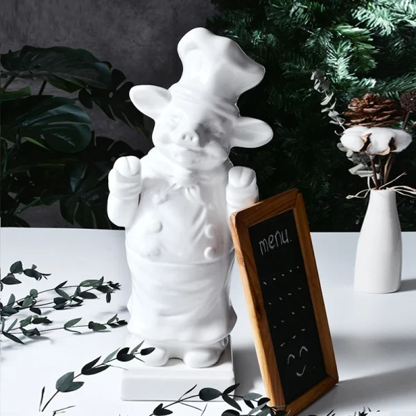 Wholesale Restaurant Ceramic Chef Pig Menu Board Holders – Restaurant Ceramic Decor Manufacturer