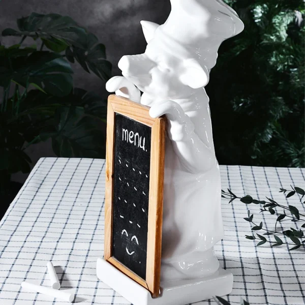 Wholesale Restaurant Ceramic Chef Pig Menu Board Holders – Restaurant Ceramic Decor Manufacturer
