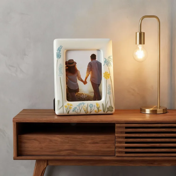 Wholesale Floral Ceramic Picture Frame – Kedali Ceramic Decor Maufacturer