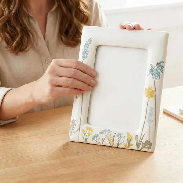 Wholesale Floral Ceramic Picture Frame – Kedali Ceramic Decor Maufacturer