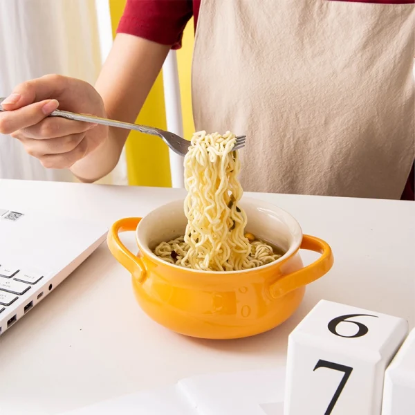 Wholesale Ceramic Double-Handle Soup Bowls – Kedali Tableware Factory Offers Bulk Supply