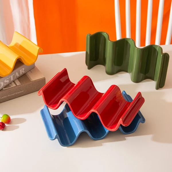 Wholesale Ceramic Taco Holders, Taco Racks, Multiple Colors Available – Kedali Kitchenware Manufacturer