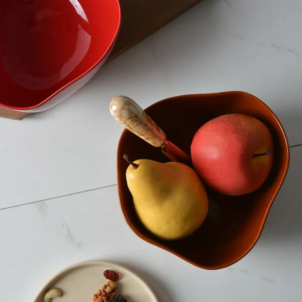 Wholesale Irregularly shaped Cerative Ceramic Fruit Bowls, Salad bowls