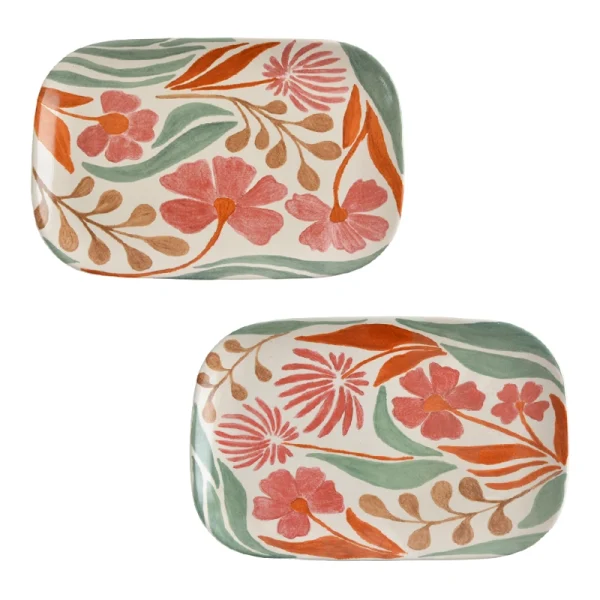 Wholesale Hand-Painted Floral Ceramic Jewelry Plates – B2B Ceramic Supplier