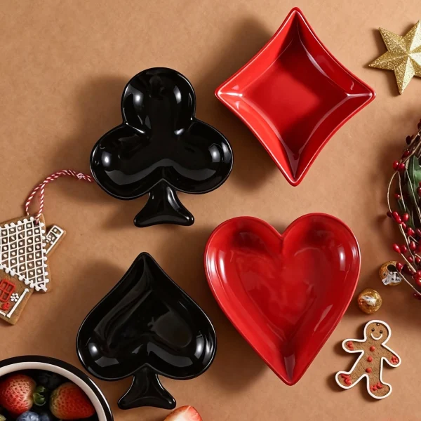 Wholesale Playing Card Shaped Plates – Creative Tableware Manufacturer