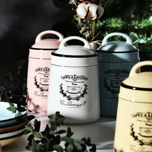 Wholesale Vintage French Style Ceramic Dinnerware Set, Including Tea Set, Plate, and Bowl – Multiple Color Options