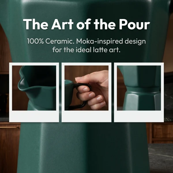 Wholesale Moka Pot Inspired Ceramic Coffee Pot – Suitable for Home Furnishing Retailers, Supermarkets, and Chain Coffee Shops