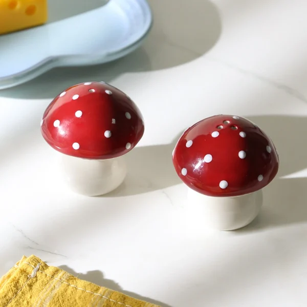 Wholesale Mushroom-shaped Salt Shaker and Pepper Shaker – Kedali Kitchenware Manufacturer
