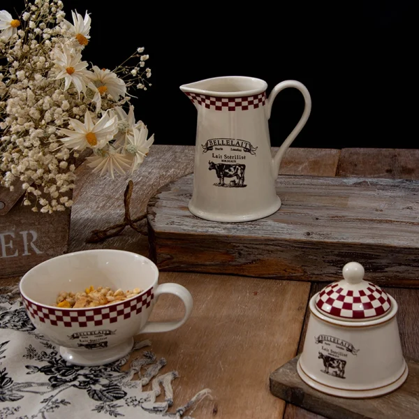 Wholesale Vintage French Dairy-Themed Tableware Set – Tableware Manufacturer