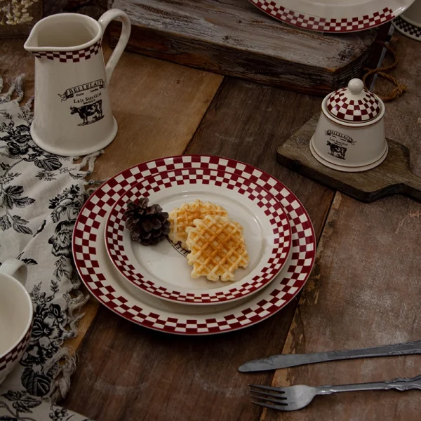 Wholesale Vintage French Dairy-Themed Tableware Set – Tableware Manufacturer
