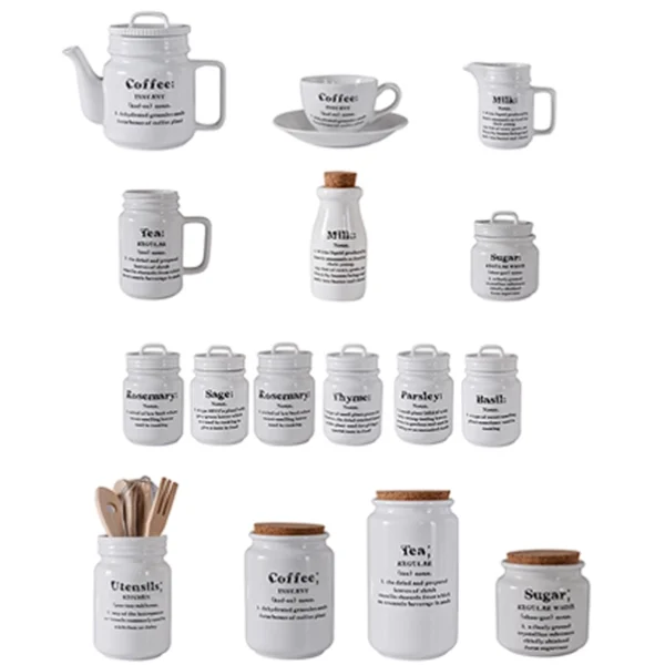 Wholesale Vintage-style Ceramic Tableware Set with Delicate Printing - Bulk Ceramic Tableware Factory Supply
