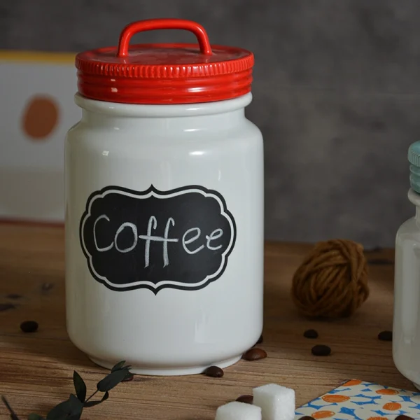 Wholesale Sealed Storage Jar with Writing Space for Labeling