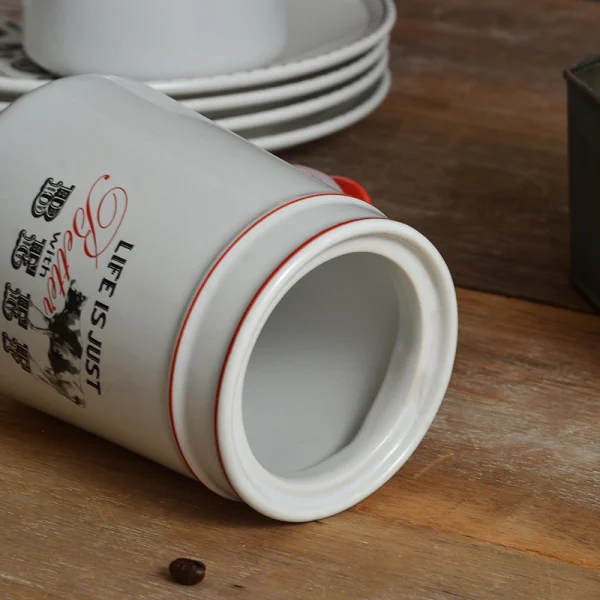 Wholesale Ceramic Farmhouse Style Kitchen Canister Set – Direct Factory Price