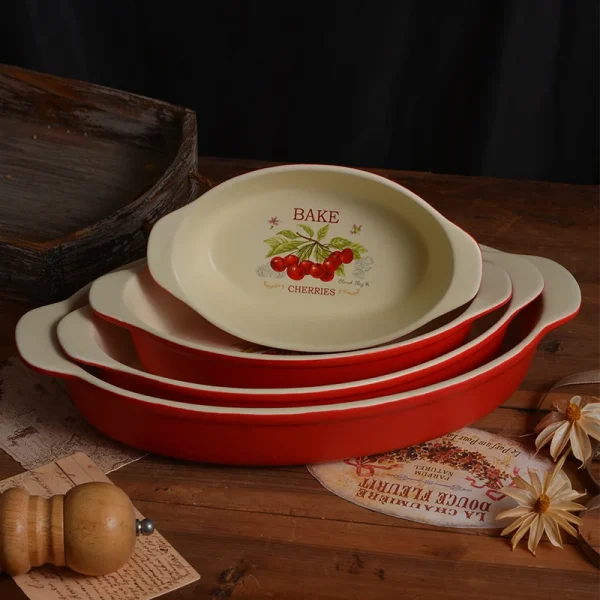 Bulk Ceramic Bakeware Supply, Available In Multiple Sizes - Glazed Food-Safe Baking Dishes Wholesale