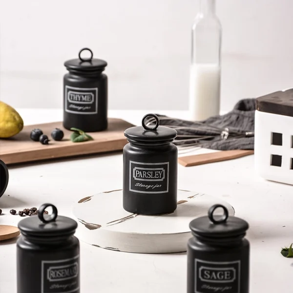 Wholesale Ceramic Storage Jars for Kitchen, Ceramic Salt and Sugar Jars