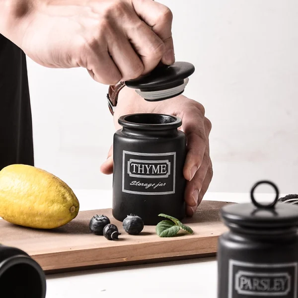 Wholesale Ceramic Storage Jars for Kitchen, Ceramic Salt and Sugar Jars