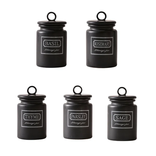 Wholesale Ceramic Storage Jars for Kitchen, Ceramic Salt and Sugar Jars