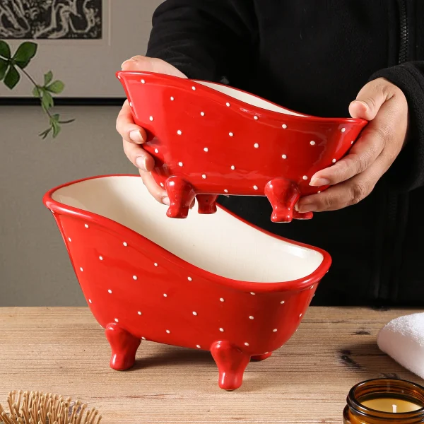 Wholesale Ceramic Bathroom Organizer – Bathroom Jewelry Storage Container – Ceramic Factory Direct Supply