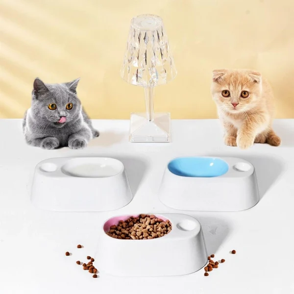 Wholesale Ceramic Dog Bowls with Modern Minimalist Design, Anti-Spill Raised Pet Water Feeder Bowl - Pet Food Bowl Factory Supply