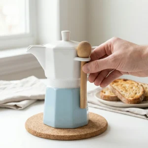 wholesale ceramic moka pot set