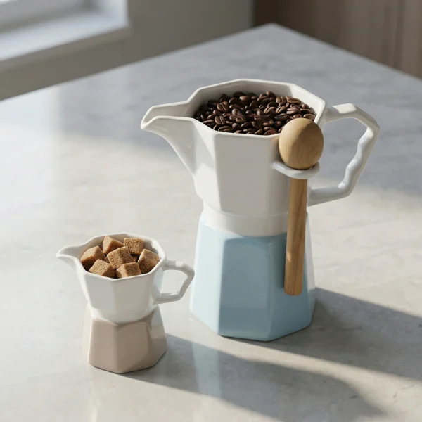wholesale ceramic moka pot set