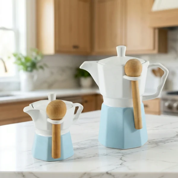 wholesale ceramic moka pot set