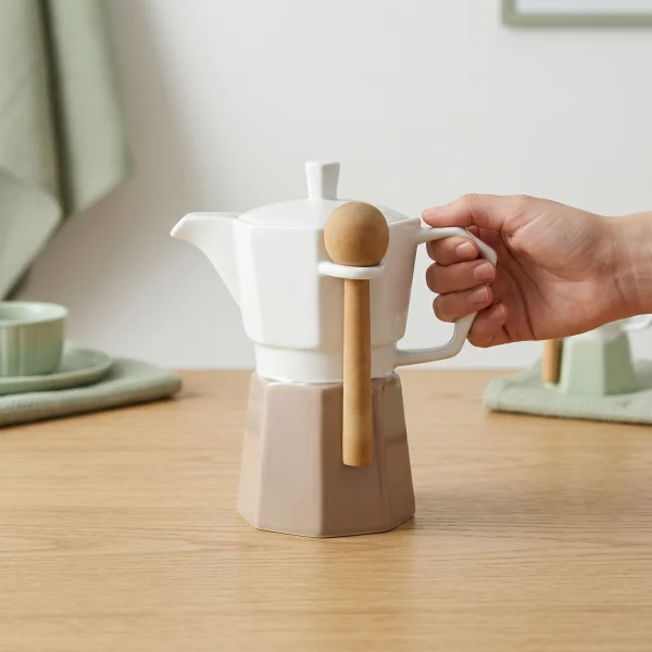 wholesale ceramic moka pot set