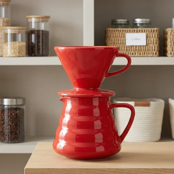 Wholesale Compact Travel Ceramic Coffee Pou Set, Outdoor Portable Coffee Maker Supply - Coffee Mug Manufacturer Direct
