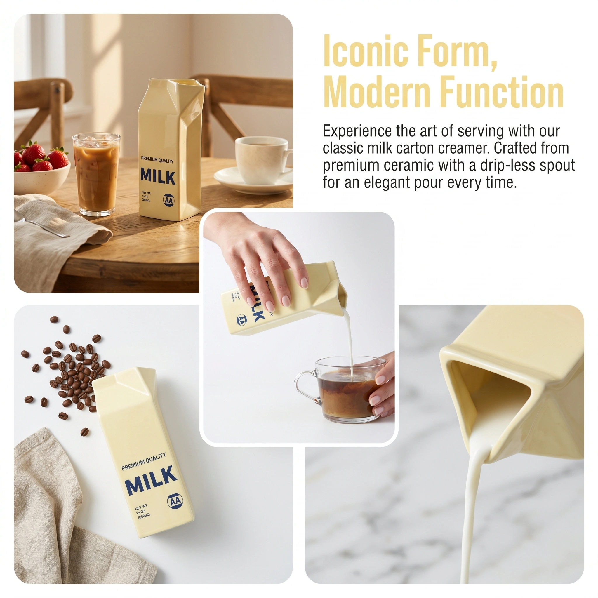 wholesale ceramic milk canister