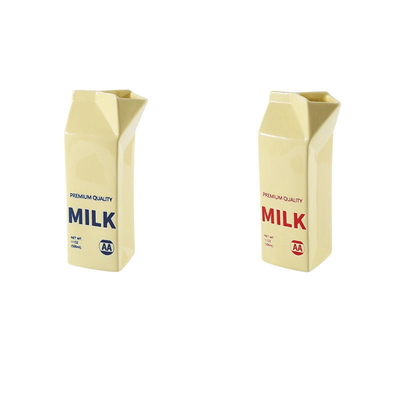 Wholesale Ceramic Milk Canister, Retro Milk Carton Pourer for Home & Cafe - Ceramic Kitchenware Factory Supply - Image 6