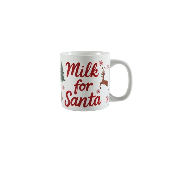 Wholesale Christmas Ceramic Mug, Milk for Santa Holiday Coffee Cup for Gift – Ceramic Factory Direct