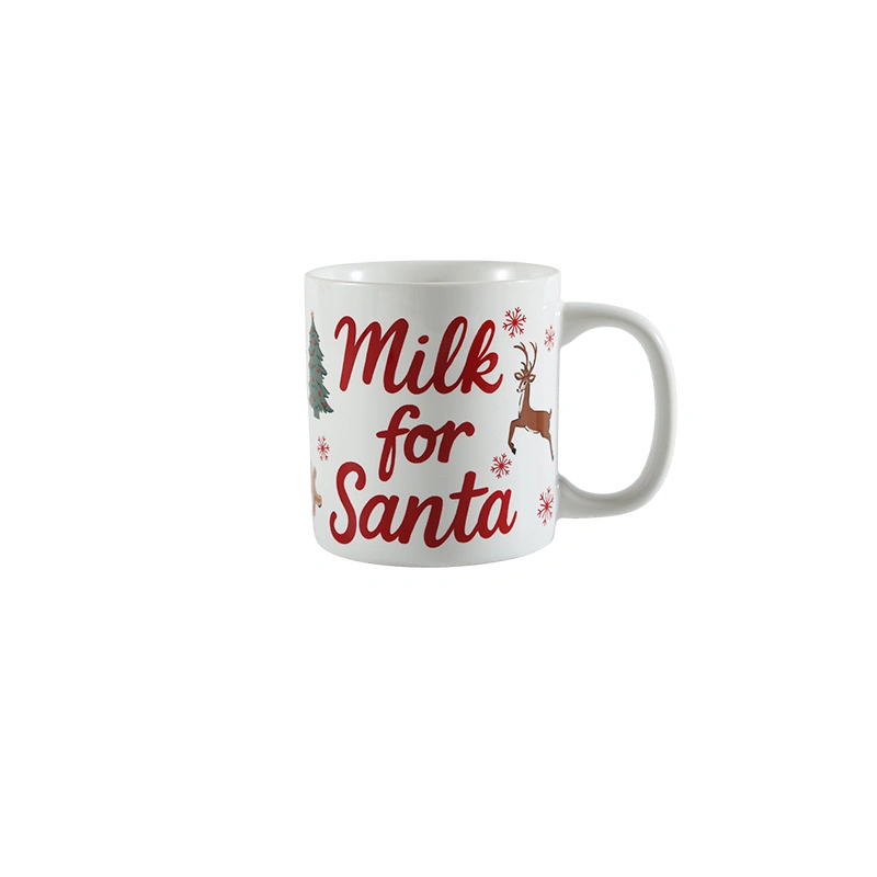 Wholesale Christmas Ceramic Mug, Milk for Santa Holiday Coffee Cup for Gift – Ceramic Factory Direct - Imagen 6