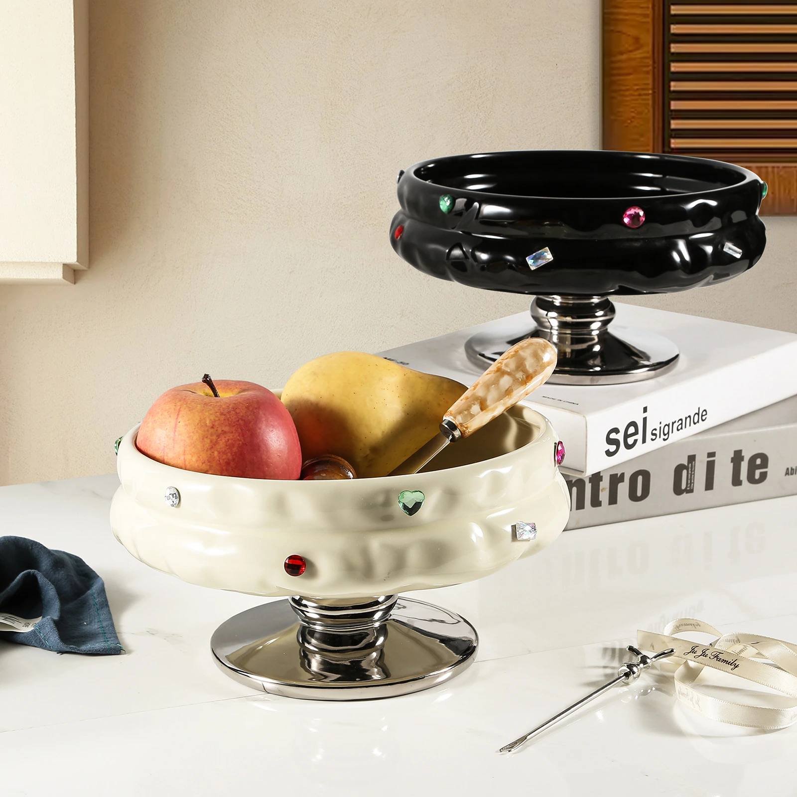 ceramic fruit bowl