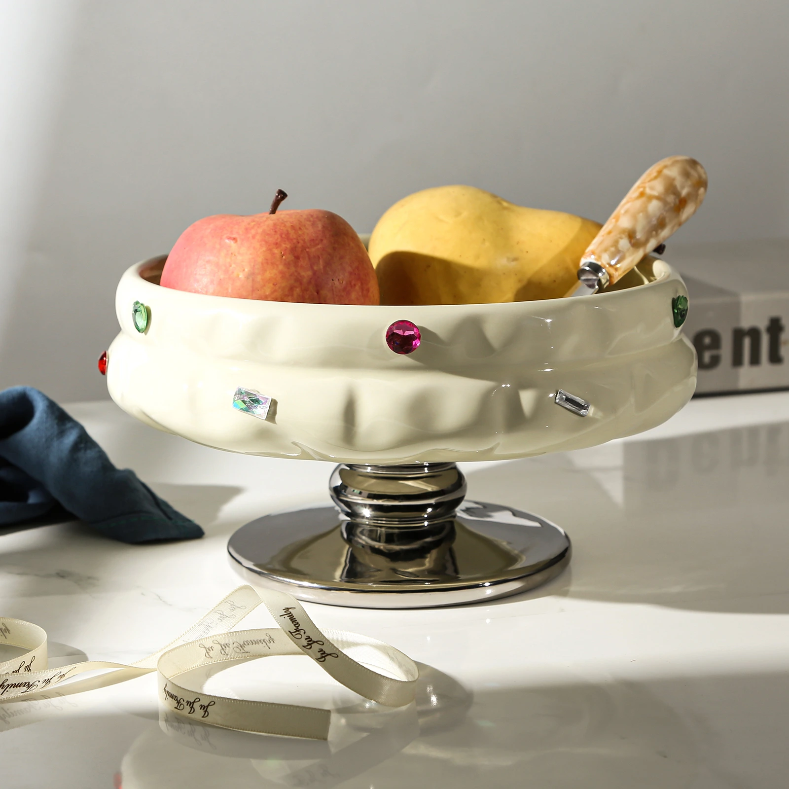 ceramic fruit bowl