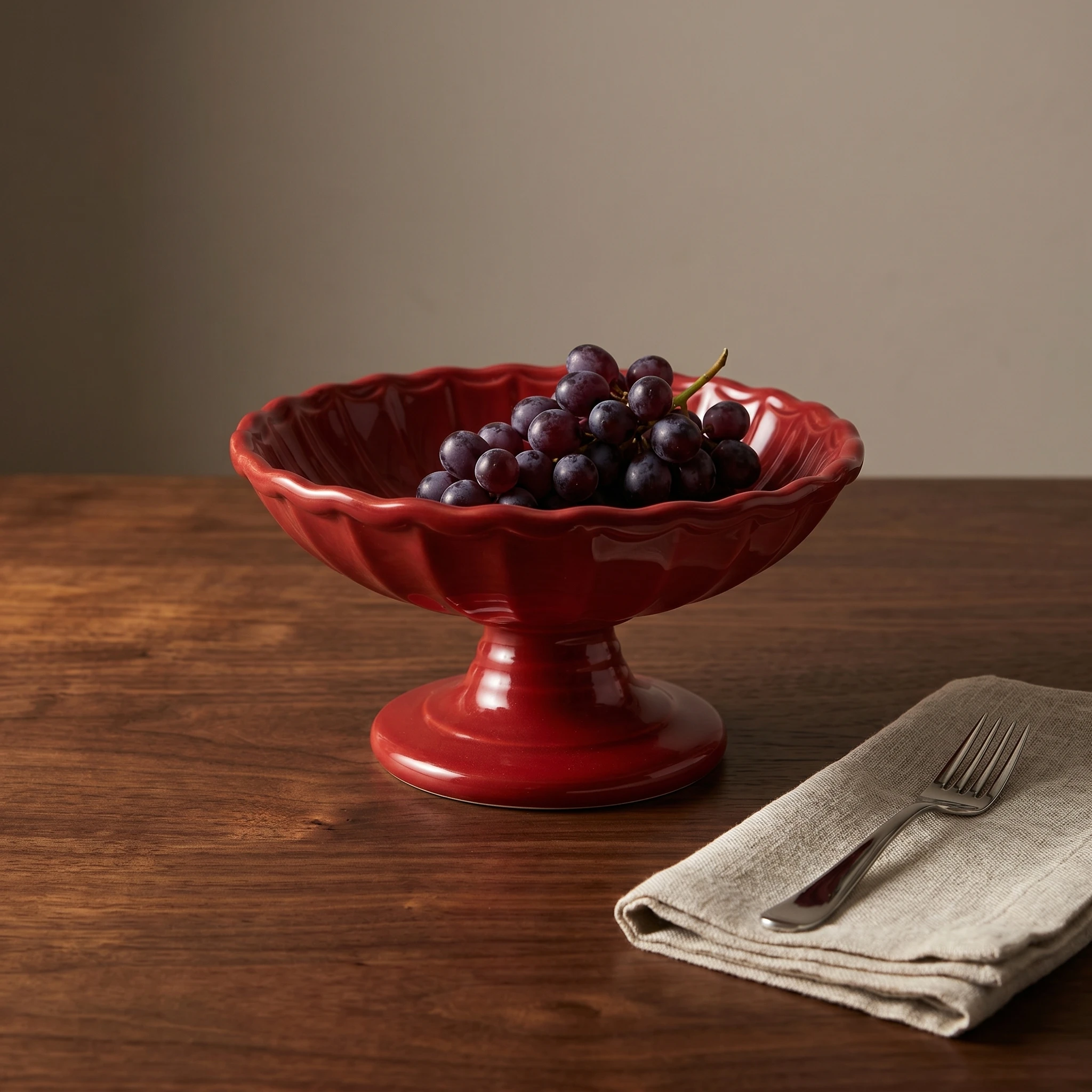 ceramic pedestal bowl