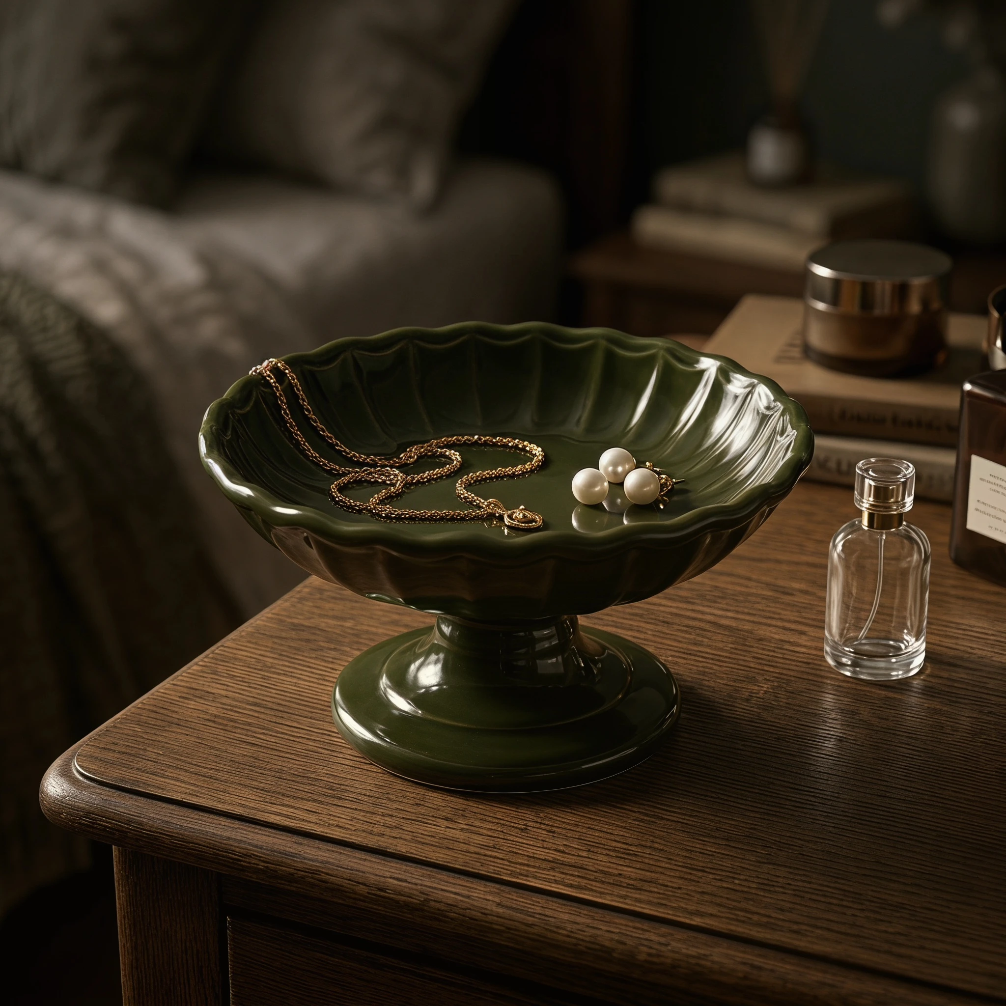 ceramic pedestal bowl