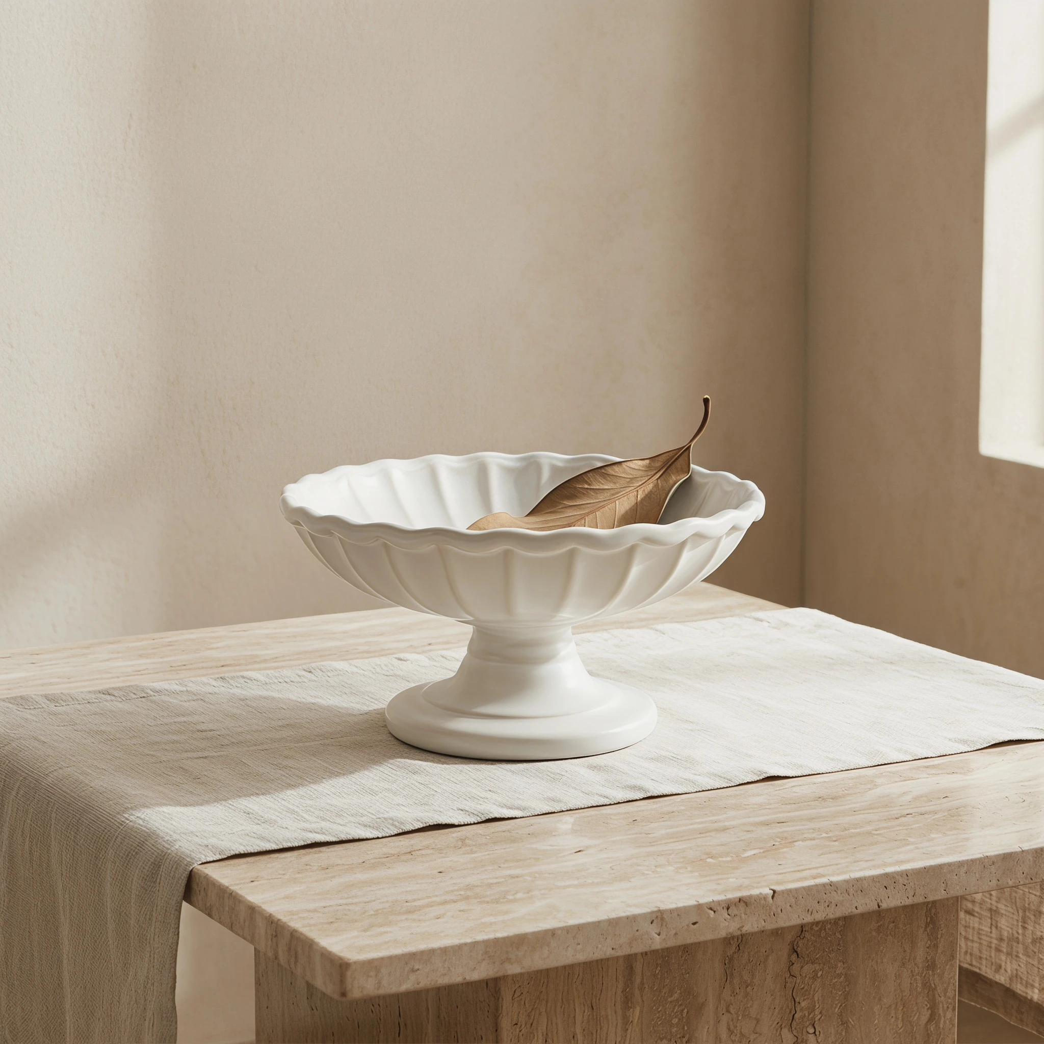 ceramic pedestal bowl