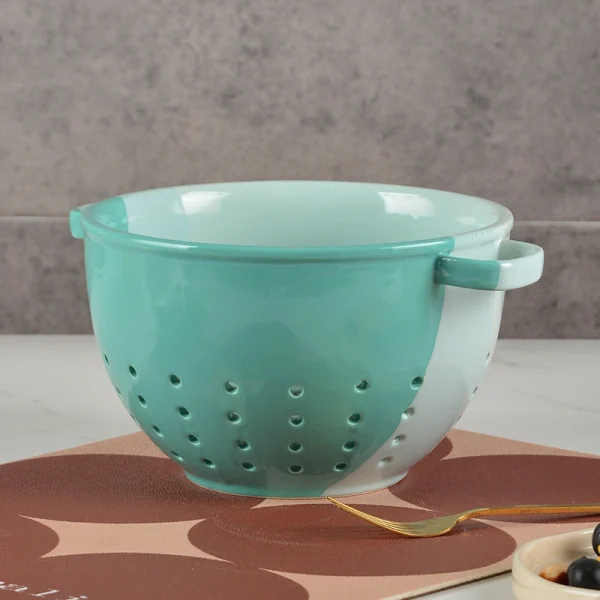 ceramic colander bowl