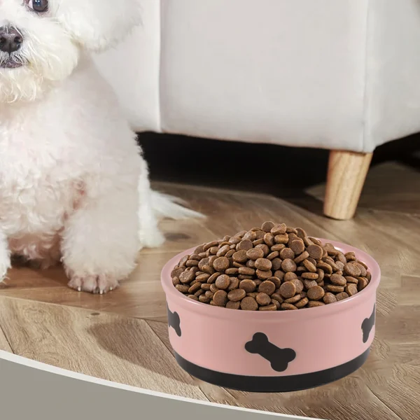 Wholesale Non-Slip Ceramic Pet Bowl, Pet Feeding Dishes Supply