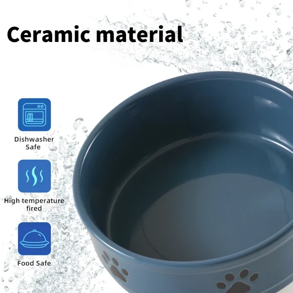 Wholesale Non-Slip Ceramic Pet Bowl, Pet Feeding Dishes Supply