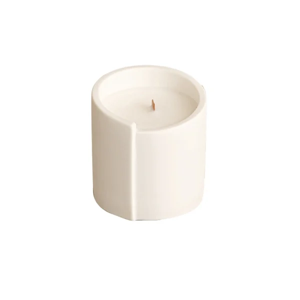 Wholesale Minimalist Ceramic Candle Holder, Modern Ceramic Candle Jar for Home Decor & Candle Making Gift